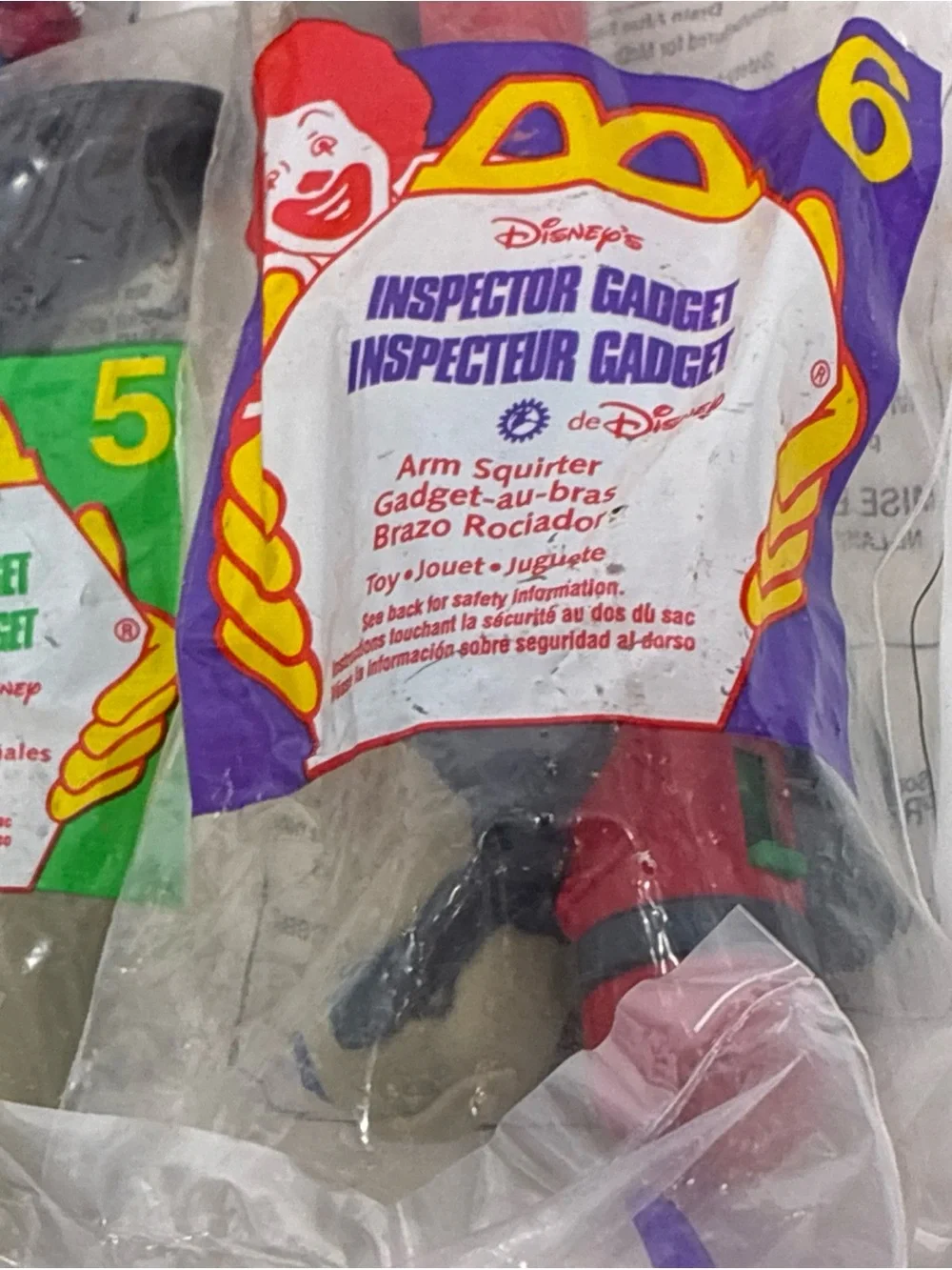 McDonald’s Inspector Gadget 1999 Complete Set 1-8 NIB SEALED Happy Meal Toys VTG